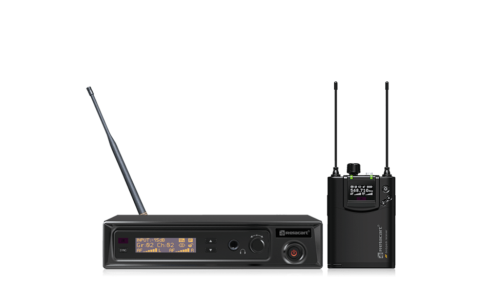 Relacart PM320 In-Ear Monitor Wireless UHF, untuk Audio Profesional yang&nbsp;Stabil