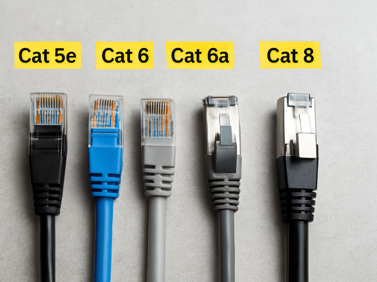 Jenis Kabel Jaringan Terbaik untuk AV & IT: Lengkap dengan Penjelasan Cat5e –&nbsp;Cat8